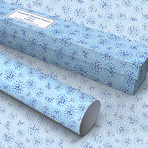 Fresh Linen Scented Drawer Shelf Liners - Scent-hi 6 Sheets Fragrant Drawer Paper Liners for Dresser, Shelf, Cabinet, Dresser, Closet, Shoe Chest, Vanity, Scented Gift Set