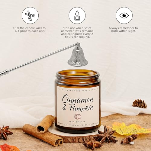 Autumn Bliss: 4-Scented Soy Candle Set