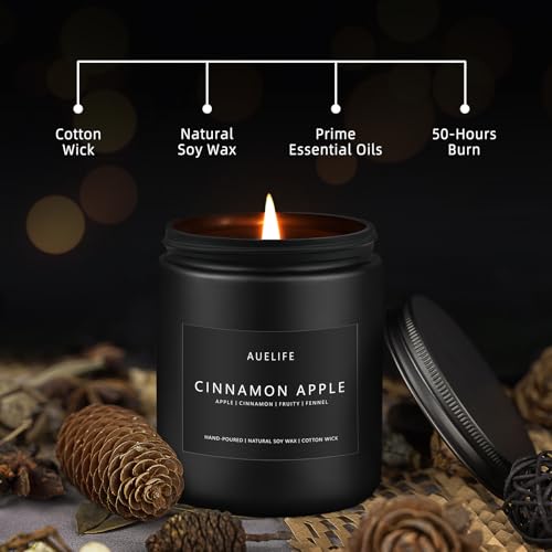 Cinnamon Apple Fall Scented Candle 7 OZ