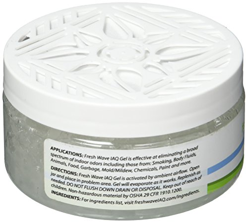 Fresh Wave IAQ Commercial Odor Eliminating Gel, 8 Fl. Oz. | Odor Absorbers for Home | Safer Odor Relief | Natural Plant-Based Odor Eliminator | Replace Every 15-60 Days