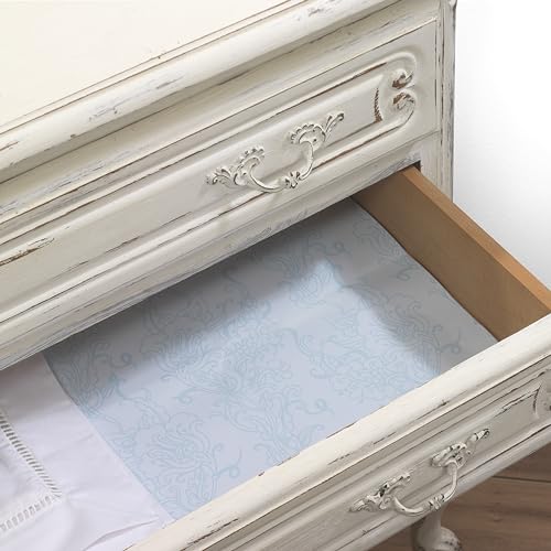 Hassett Green London Scented Drawer Liners - Natural Cotton Fragrance - Single Pack of 6 Sheets Size 23.6 x 15.75 inches