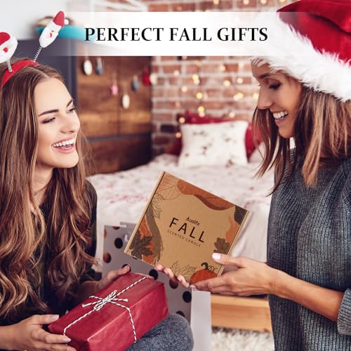Autumn Bliss: 4-Scented Soy Candle Set