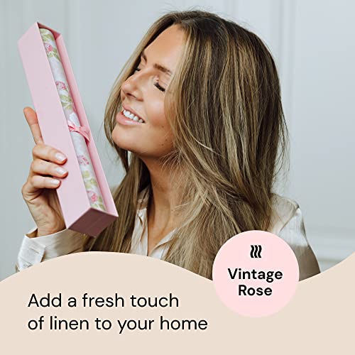 Elodie Essentials Scented Drawer and Shelf Liners - Vintage Charm - Six (6) Large 14 x 19½ Inch Sheets - Non-Adhesive Paper Sheets for Closet Shelves and Dresser Drawers - (Vintage Rose)