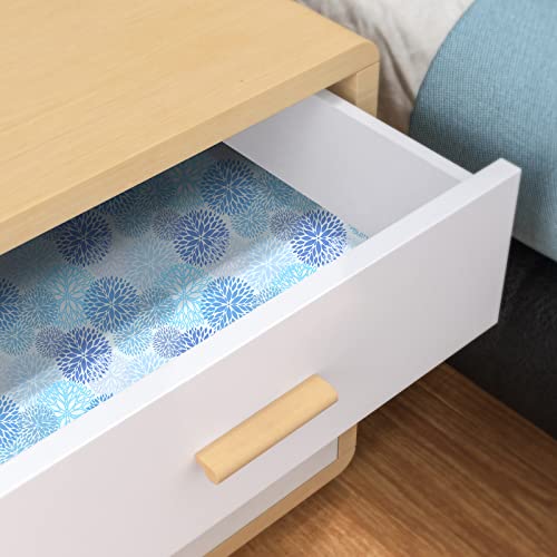 Drawer Liner, Scented Drawer Liner for Cabinet Drawers, Dresser Shelf, Linen Closet, Non Adhesive Scented Liners, Cotton Scent 6 Sheets