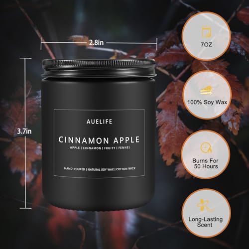 Cinnamon Apple Fall Scented Candle 7 OZ