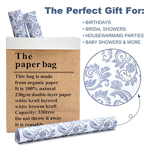 20 Sheets 14 x 19.5 Inch Scented Drawer Liners Fragrant Drawer Liners for Dresser Drawer Paper Liner Non Adhesive Paper Sheets for Kitchen Cabinet Home Shelf Closet (Novel Pattern, Linen)