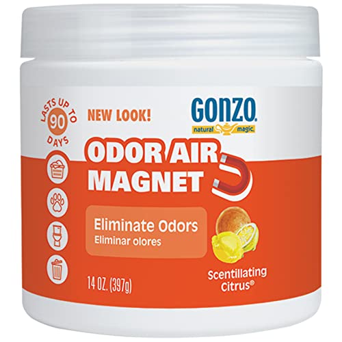 Natural Magic 4119DEA Odor Absorbing Gel, Scentillating Citrus, 14 oz Jar