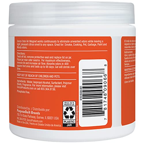 Natural Magic 4119DEA Odor Absorbing Gel, Scentillating Citrus, 14 oz Jar