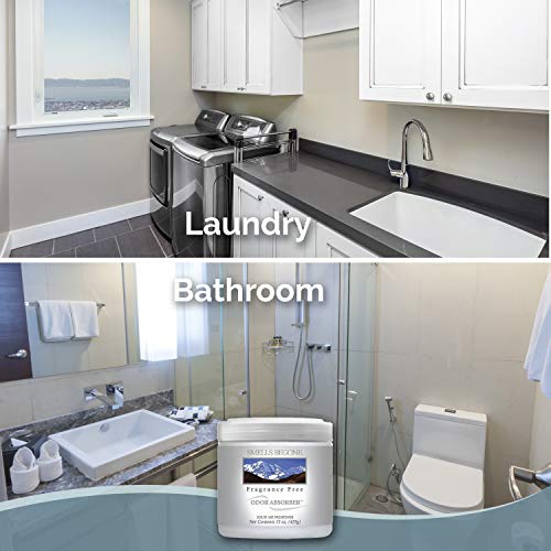 SMELLS BEGONE Air Freshener Odor Absorber Gel - 15 oz, Pack of 2 - Absorbs and Eliminates Odor in Pet Areas, Bathrooms, Cars, & Boats - Made with Essential Oils - Fragrance Free