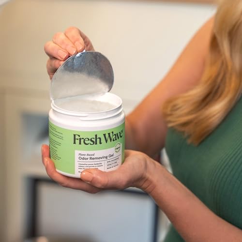 Fresh Wave Odor Removing Gel, 15 oz., Pack of 2 - Odor Absorbers for Home, Safer Odor Relief, Natural Plant-Based Odor Eliminator, Every 15 oz. lasts 30-60 Days, For Cooking, Trash & Pets