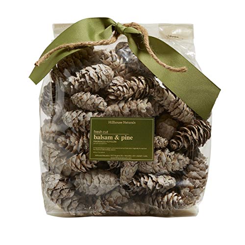 Hillhouse Naturals Fresh Cut Balsam and Pine Potpourri White Cones 14 oz