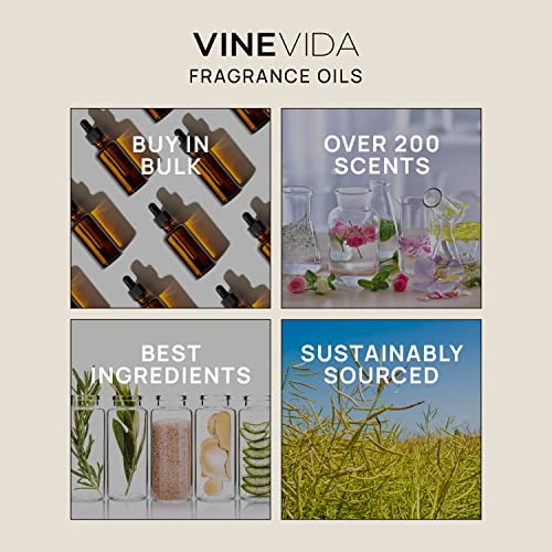 VINEVIDA [4oz] Roasted Pine Cone Fragrance Oil for Candle Making Scents for Soap Making, Perfume Oils, Soy Candles, Home Scents Oil Diffusers, Bath Scent Bomb Oils, Linen Spray, Lotions,Car Freshies