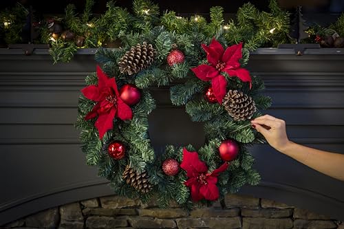 Scentsicles Spiced Pine Cones Scented Christmas Ornaments with Hooks - 2 Bottles (12 Sticks Total)