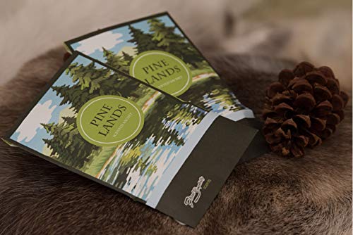 Simplicity Scents Sachets Pine Lands Scented (Everyday) - 6 Pack - Long Lasting, ECO-Friendly Home Fragrance - Air Freshener - Made in The USA