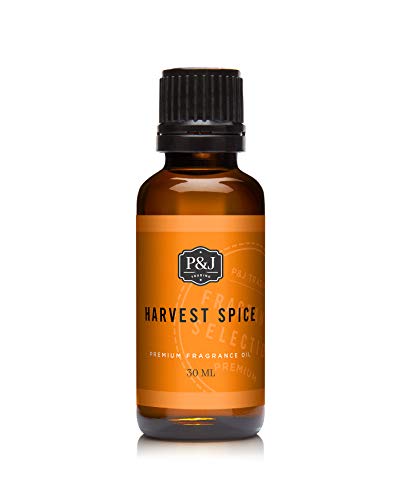 P&J Fragrance Oil - Harvest Spice 30ml - Candle Scents, Soap Scents, Diffuser Oil Scents