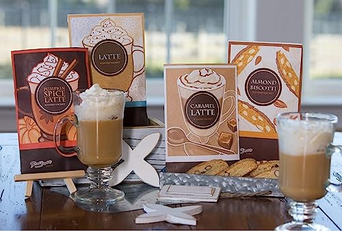 FloralSimplicity Sachets Pumpkin Spice Latte (Fall and Winter) - 6 Pack - Long Lasting, ECO-Friendly Home Fragrance Perfect for Any Space - Air Freshener - Scents for Rooms - Made in The USA