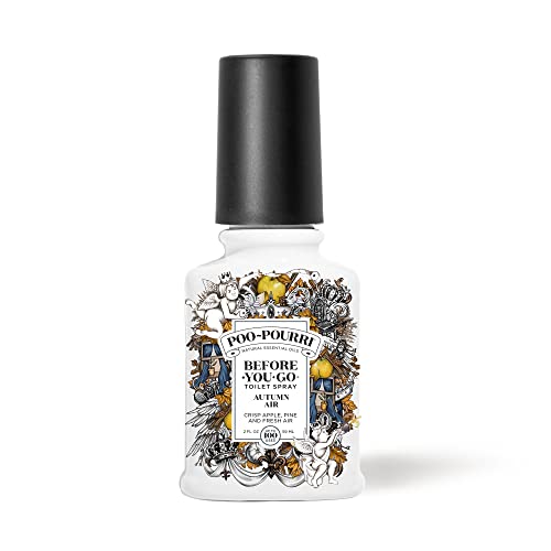 Poo-Pourri Before-You-Go Toilet Spray, Autumn Air, 2 Fl Oz - Crisp Apple, Pine and Fresh Air
