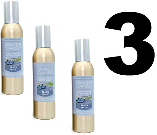 Yankee Candle Concentrated Room Spray Beach Walk (Pack of 3)