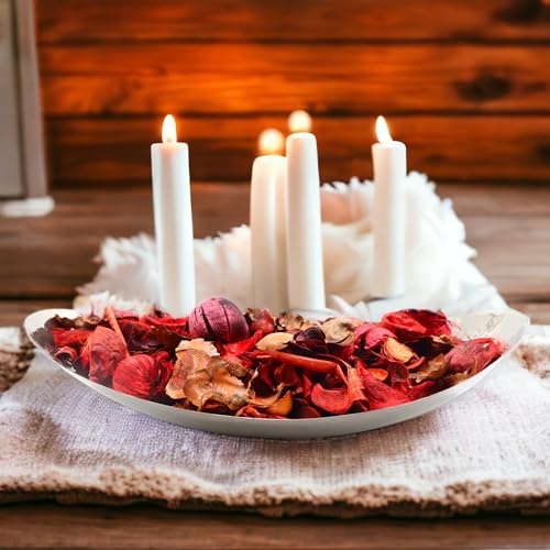 HOSLEY® Christmas Potpourri Bags Apple Cinnamon Scented Potpourri Bowl Filler Delight 4 oz Scented Potpourri with Bonus Fragrance Refresher Create a Cozy Ambiance