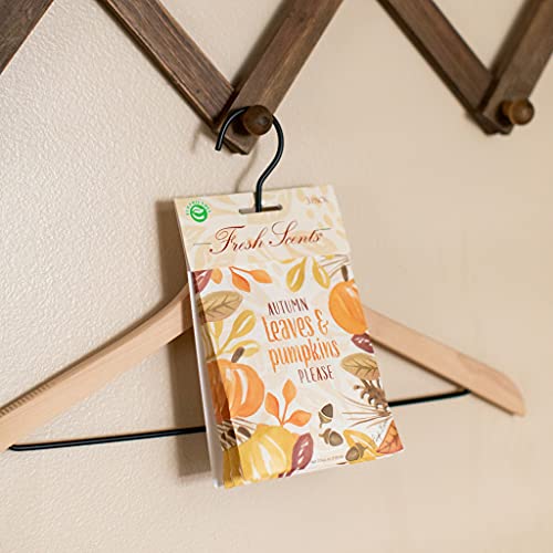Willowbrook | Fresh Scents Scented Sachet Packet | Autumn Leaves | Air Freshener Bags for Drawers, Closets, Cars | 3 Pack | Long Lasting Home Fragrance