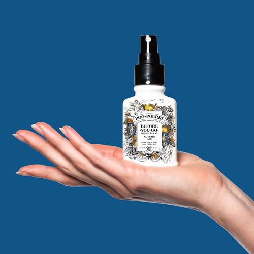 Poo-Pourri Before-You-Go Toilet Spray, Autumn Air, 2 Fl Oz - Crisp Apple, Pine and Fresh Air