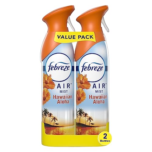 Febreze Odor-Eliminating Air Freshener, Hawaiian Aloha, Pack of 2, 8.8 oz each