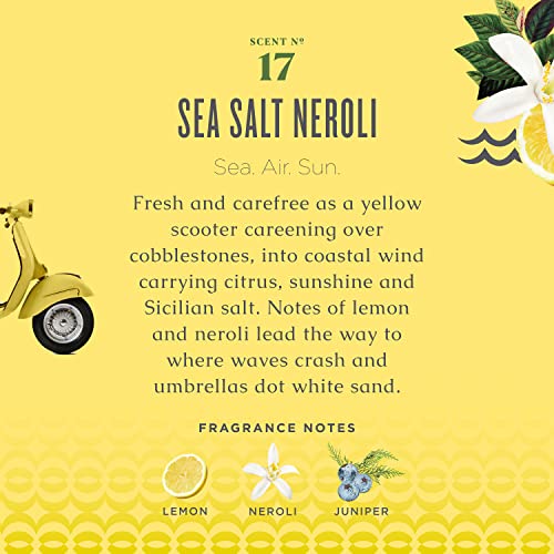 Caldrea Linen & Room Spray Air Freshener, Made with Essential Oils, Plant-Derived & Other Thoughtfully Chosen Ingredients Transparent, Sea Salt Neroli Scent, 16 Fl Oz
