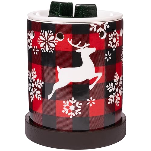 Scentsationals Holiday Collection - Scented Wax Warmer - Jolly Season Wax Cube Melter & Burner - Electric Winter Fragrance Home Air Freshener Gift (Reindeer Games)