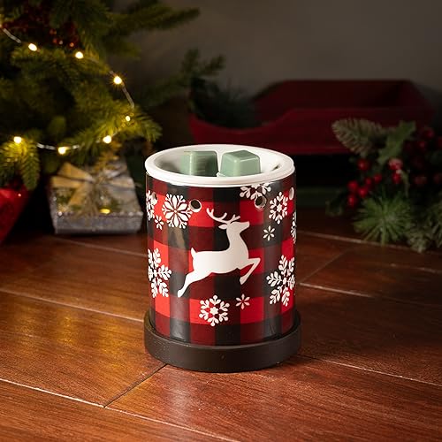Scentsationals Holiday Collection - Scented Wax Warmer - Jolly Season Wax Cube Melter & Burner - Electric Winter Fragrance Home Air Freshener Gift (Reindeer Games)