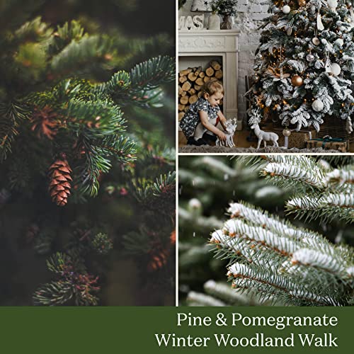 LA JOLIE MUSE Pomegranat Pine Scented Candle, Holiday Candle Gifts, Candles for Home Scented, 50 Hours Long Burning