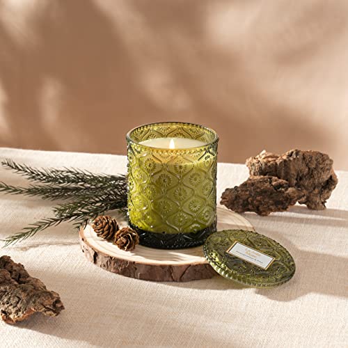LA JOLIE MUSE Pomegranat Pine Scented Candle, Holiday Candle Gifts, Candles for Home Scented, 50 Hours Long Burning