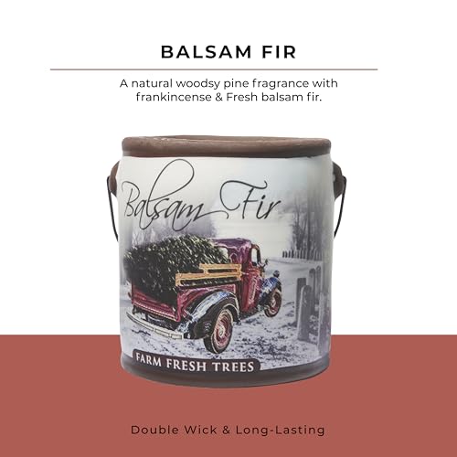 A CHEERFUL GIVER 95hr 20oz Scented Candle - Balsam Fir - Multi-Wick Glass Candle - Gifts For Men and Women