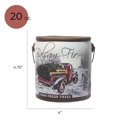 A CHEERFUL GIVER 95hr 20oz Scented Candle - Balsam Fir - Multi-Wick Glass Candle - Gifts For Men and Women