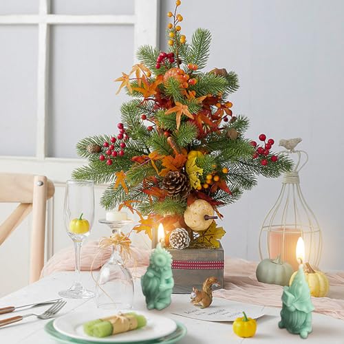 2 Pcs Large Spring Candles Decor, Sunflower Gnome Scented Candles Tea Lights Candles Soy Wax Aromatherapy Candles Gift for Christmas Party Fall Winter Decor Home Table New Year Decoration (Green)