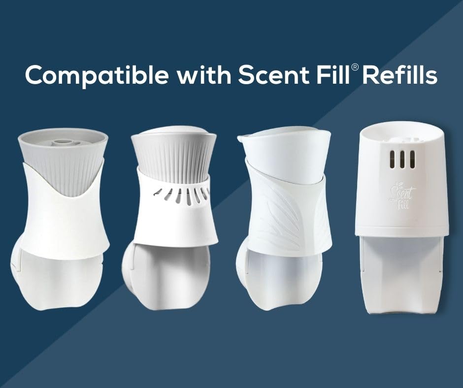 Scent Fill 100% Natural Fresh Peppermint Plug in Refills Air Freshener, Scented Oil Refills, 3 Refills