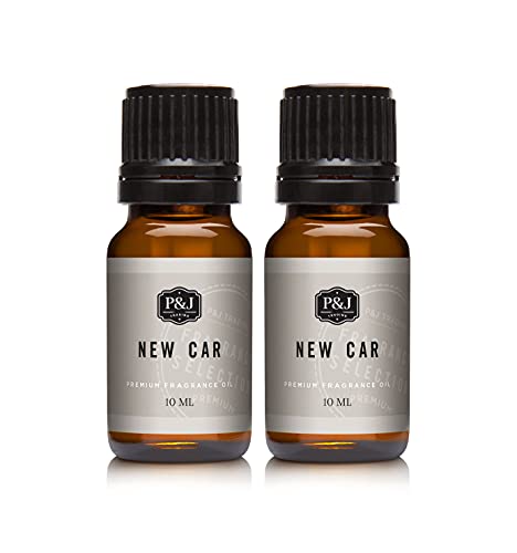 P&J Trading - New Car Scented Oil 10ml - Fragrance Oil for Candle Making, Soap Making, Diffuser Oil