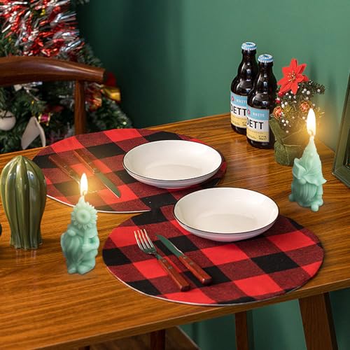 2 Pcs Large Spring Candles Decor, Sunflower Gnome Scented Candles Tea Lights Candles Soy Wax Aromatherapy Candles Gift for Christmas Party Fall Winter Decor Home Table New Year Decoration (Green)