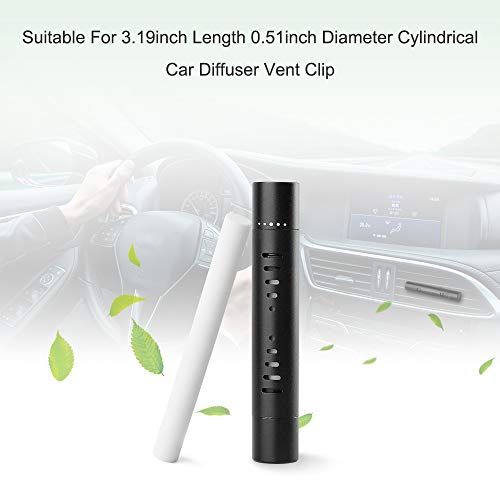 20PCS Car Diffuser Refill Sticks Filter Wick Replacement, Absorbent Refill Sticks，2.75 X 0.027 Inch for Car Diffuser Vent Clip