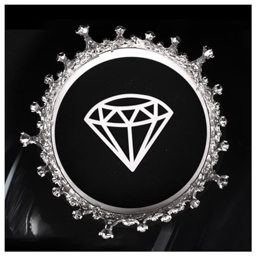 PEHAPPYT Queen Crystal Crown Rhinestone Non-Slip Mat for Car Dashboard Grip Pad for Cell Phone Electronic Devices Keys Sunglasses Dashboard Decorations