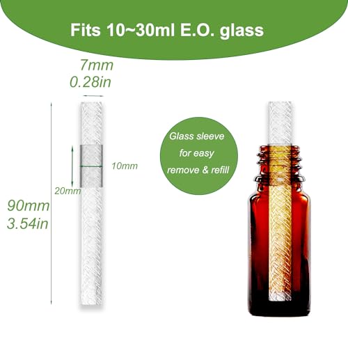 Earffloz 3PCS Replacement Wicks for Plug-in Oil Diffuser, DIY Air freshener with Essential Oils (7x90 MM)