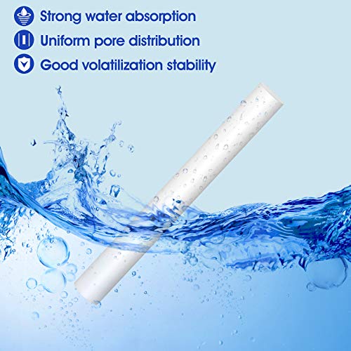 60 Pieces 2.75 X 0.31 Inch Car Diffuser Sponges Refill Sticks Humidifier Filter Replacement Wick Absorbent Sponge Sticks for Mini Car Office Bedroom Humidifier Ultrasonic Aroma Diffuser