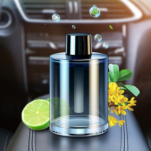 Smart Car Air Freshener Special Perfume Refill Essential Oil,150ML High Capacity Natural Aromatherapy Scent Diffuser Oil, Can be Used for 8-12 Months, Plant Extracts Fragrances Oil (Blue Ocean)