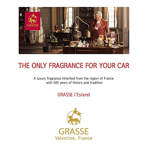Bullsone Grasse L'esterel, Natural Car Air Fresheners, Luxury Car Perfume - Naples Blue