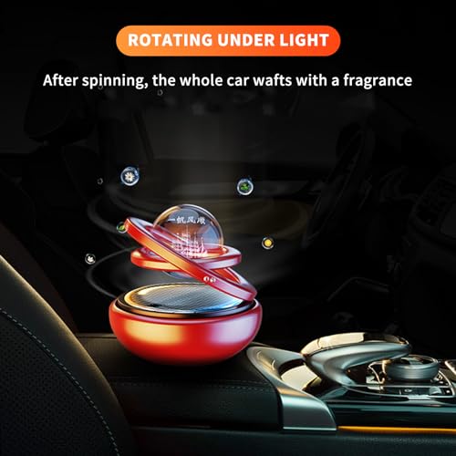 KOMMI Car Air Fresheners Autorotation Creative Car Perfume Fragrance (black)