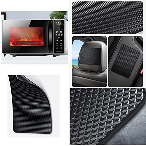 ThtRht 2 Pack Car Dashboard Anti-Slip Rubber Pad Grip Mat Magic Sticky Gripping Mat Non-Slip Nano PU Gel Grip Heavy Duty Storage Mounting Pads for Sunglasses Phone Holder Perfume Bottle Figurine