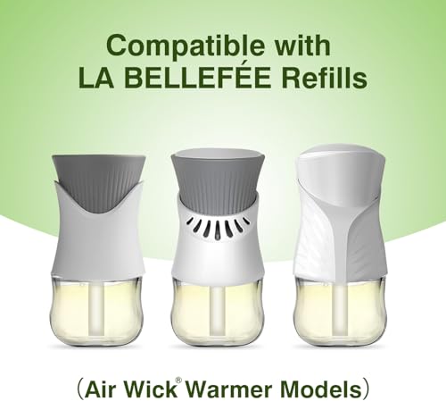 PlugIns Refills Air Freshener, Citronella Scented Oil Refills, 3-Pack Plug in Air Fresheners, Essential Oils Refills Compatible with Air Wick Scented Oil Warmers for Camping, Patio, Porches Outdoor