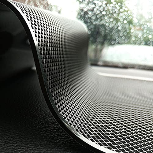 ThtRht 2 Pack Car Dashboard Anti-Slip Rubber Pad Grip Mat Magic Sticky Gripping Mat Non-Slip Nano PU Gel Grip Heavy Duty Storage Mounting Pads for Sunglasses Phone Holder Perfume Bottle Figurine
