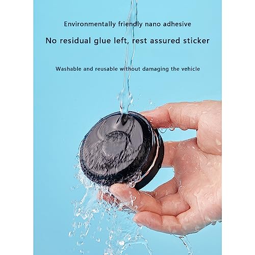 Solar Car Air Freshener Car Aromatherapy Car Perfume Rotating Suspended Crystal Ball Aromatherapy Diffuser Dashboard Decoration for Car Home Office (Black Lemon, 6cm*6cm*5cm)