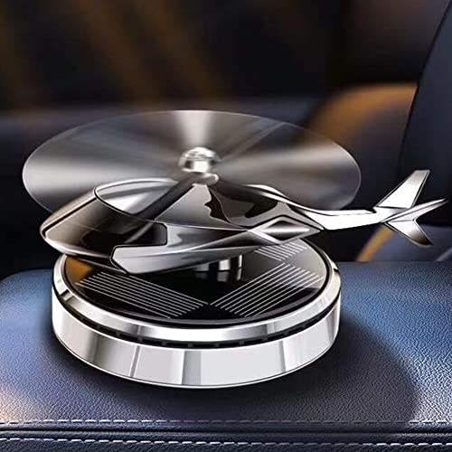 ikasus Car Air Freshener Car Fragrance Diffuser Creative Solar Helicopter Perfume Ornament Solar Aromatherapy Decorative Car Dashboard Aromatherapy Ornament Home Office Desktop Decoration Blue