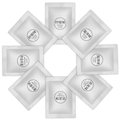 8 Packs Car Air Vent Clips Freshener Refills Solid Fragrance Replacement Pads, Long Lasting Air Freshener for Car(4 Scents included Cologne,Lavender, Lemon, Ocean)